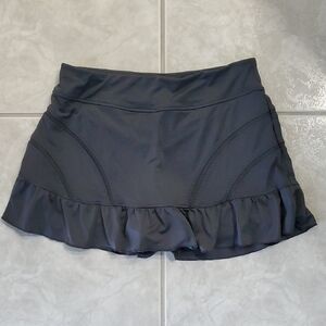 Fila Gray And Teal Tennis Skirt
